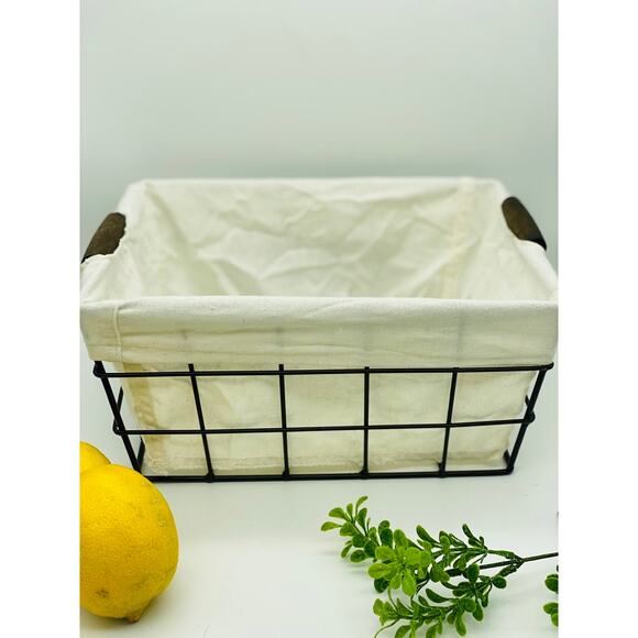 Rae Dunn MARKET FRESH Kitchen Wire Storage Basket - Picture 4 of 5